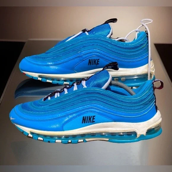 🛜🟥US 11- Nike Air Max 97 “Blue Hero" 2018 {312834-401} Men's Sneak - Picture 11 of 14